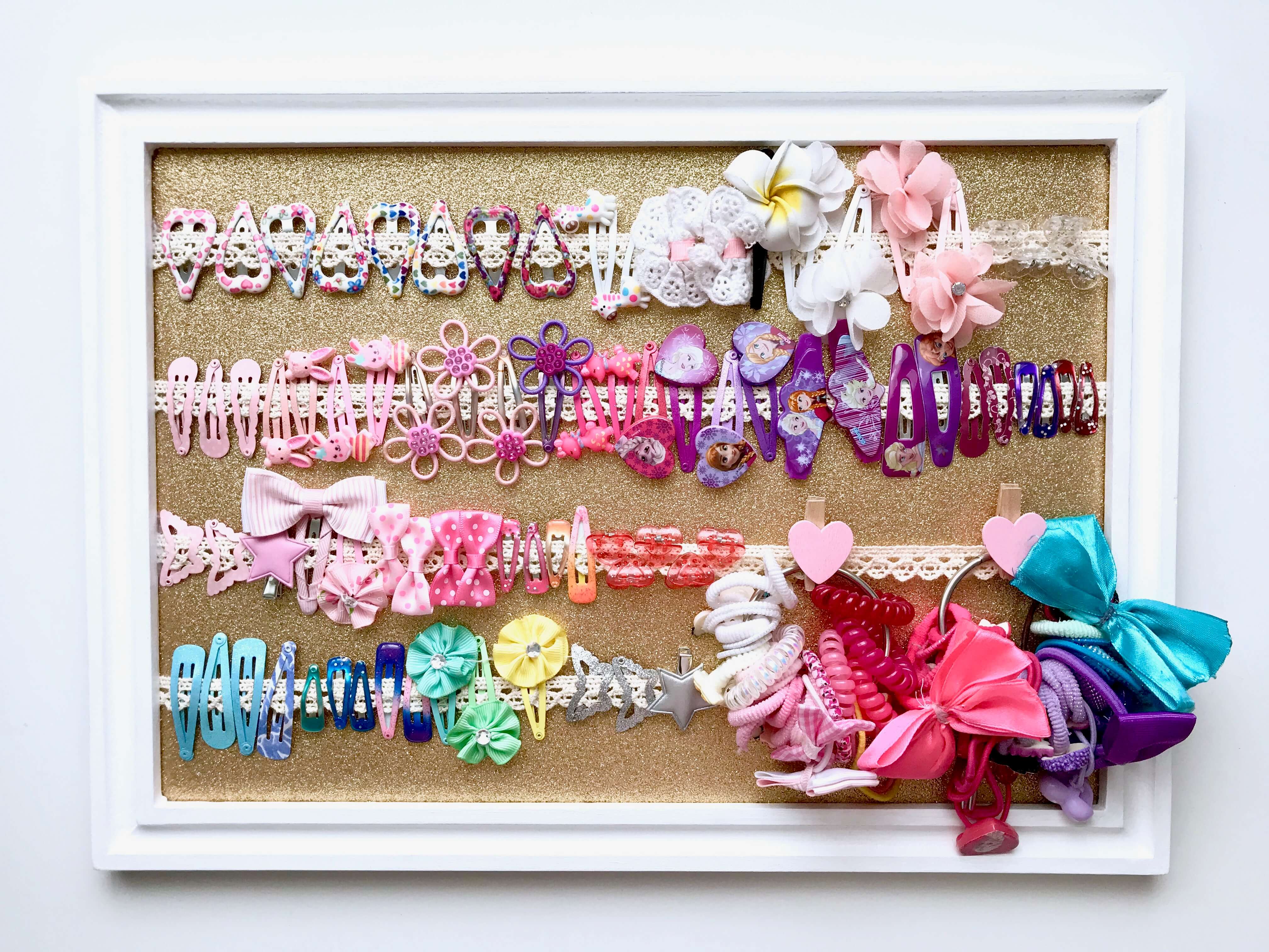 Haarschmuck Aufbewahrung fr das Kinderzimmer
