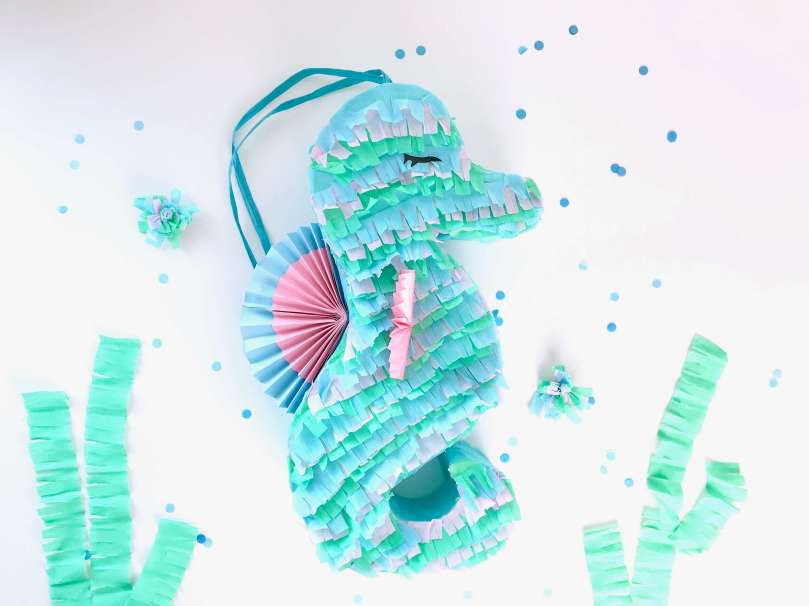 DIY Seepferdchen Piñata36