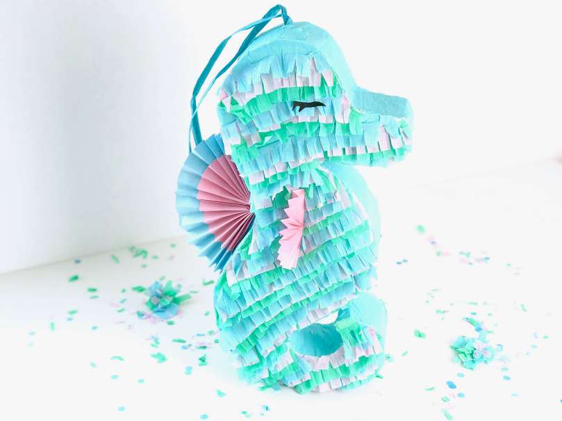 DIY Seepferdchen Piñata39