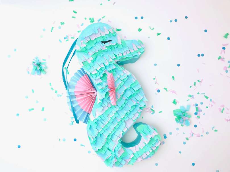 DIY Seepferdchen Piñata42