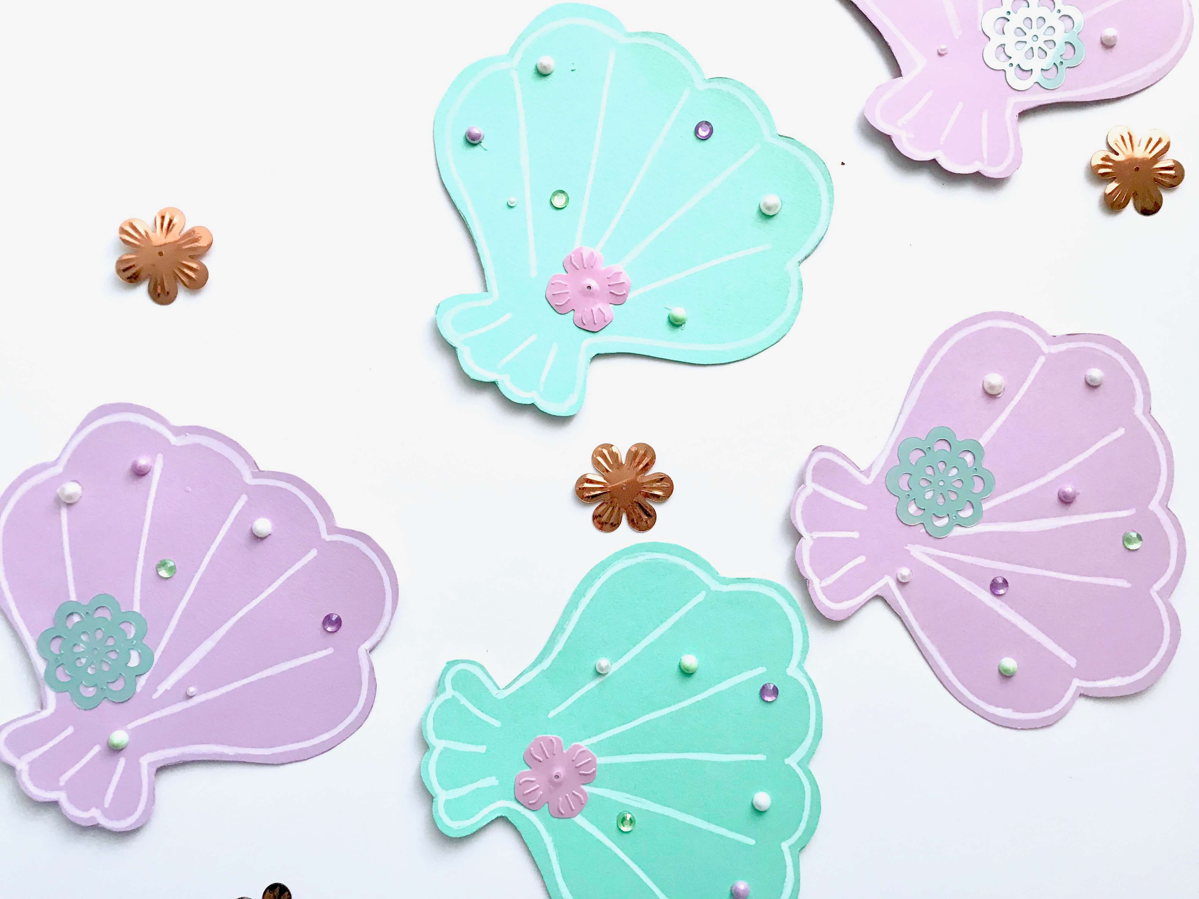 Einladungskarten Meerjungfrauengeburtstag13